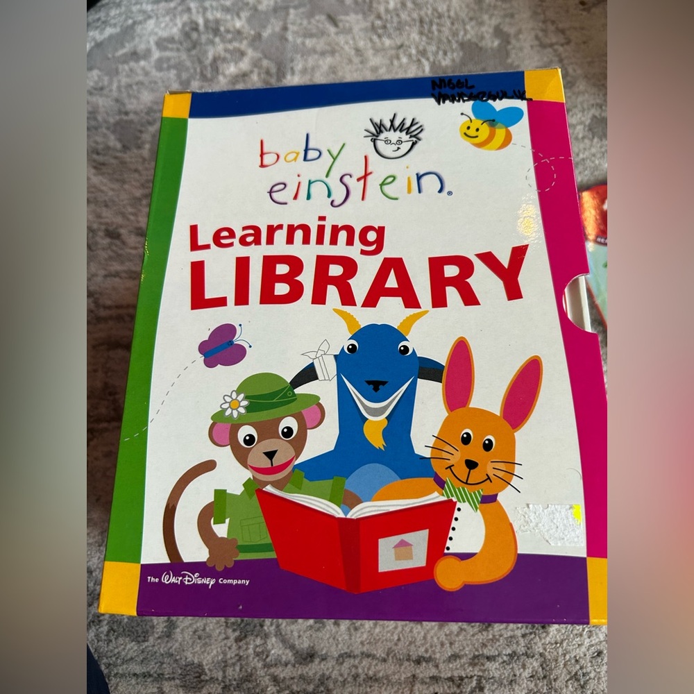 Baby Einstein Learning Library – Complete 12 Book Box Set (Hardcover) -like new